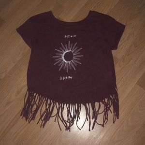 Fringe Crop Tee